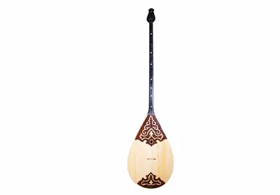 Dombra Traditional Kazakh Musical Instrument Stock Illustration -  Illustration of antique, drawing: 252240267