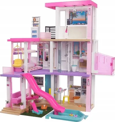 Кукольный домик для Barbie | Игровой набор Barbie Дом мечты FHY73