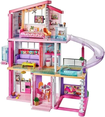 Купить кукольный домик Mattel Barbie Дом мечты FHY73, цены на Мегамаркет