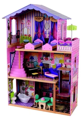 Домик для кукол Барби ♥ 2 Часть ♥ Обзор комнат, мебели и игрушек Barbie  Dreamhouse 2015 - YouTube