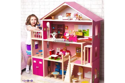 Домик для куклы Кукольный дом Барби Лол Ляльковий будинок: цена 3099 грн -  купить Детская мебель на ИЗИ | Полтавская область