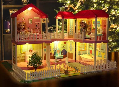 Кукольный домик для Барби с мебелью «Амелия» цена, купить Кукольный домик  для Барби с мебелью «Амелия» в Минске недорого в интернет магазине Сима  Минск