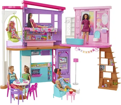 Кукольный домик для Барби, \"Барбара\" сирен, домик для кукол до 30 см -  купить с доставкой по выгодным ценам в интернет-магазине OZON (355479646)