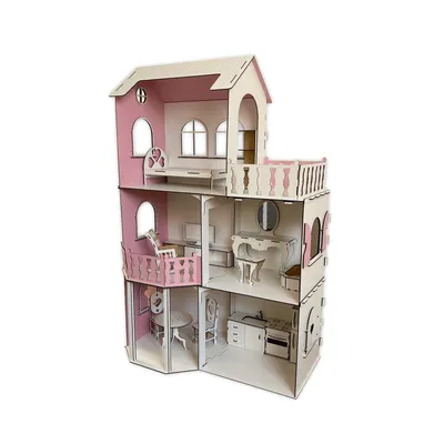 Домик кукольный деревянный KidKraft «Вилла Амелия», трёхэтажный, с мебелью  (2928086) - Купить по цене от 36 623.00 руб. | Интернет магазин SIMA-LAND.RU