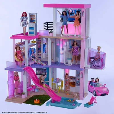Деревянный кукольный домик для Барби \"Большой дом\" купить по цене 2799 ₽ в  интернет-магазине KazanExpress