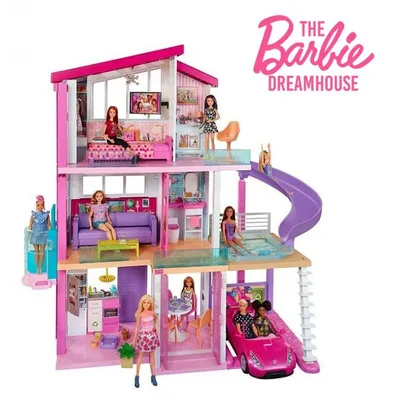 Набор игровой Barbie дом+куклы +аксессуары GLH56 купить по цене 75590 ₸ в  интернет-магазине Детский мир