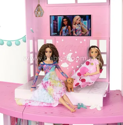 Кукольный домик Барби - 7 комнат, 1 кукла в комплекте купить по низким  ценам в интернет-магазине Uzum (788389)