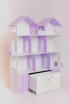 Деревянный домик для кукол \"Барби\" - Муза с лифтом и качелями, 16 предметов  купить в интернет-магазине MegaToys24.ru недорого.