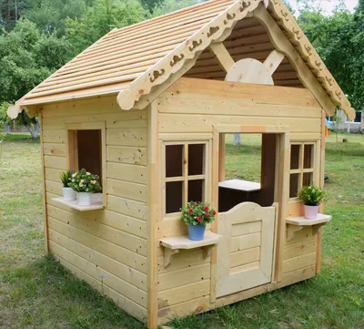 Деревянный домик для детей в интернет-магазине Ярмарка Мастеров по цене  55000 ₽ – OVADGRU | Беседки садовые, Куровское - доставка по России