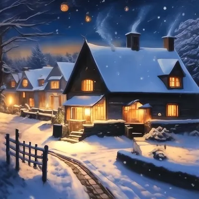 Поделка Зимний домик в лесу №36686 - «Новогодние фантазии» (12.02.2024 -  05:04)