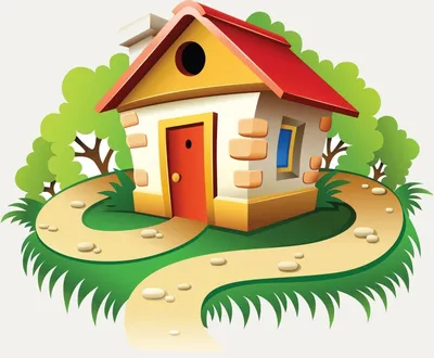 Маленький сказочный домик. Stock Illustration | Adobe Stock