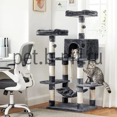 Домик для кошки с когтеточкой купить | Цена в интернет-магазине Котомастер