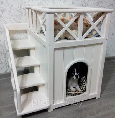 Купить - Спальное место, домик для собак и кошек \"Будка 1\" х/б 34х32х31 см  цена в Украине | Состав, отзывы