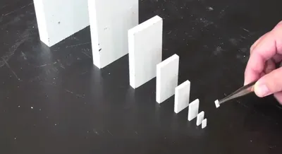 Wooden domino with printed spots