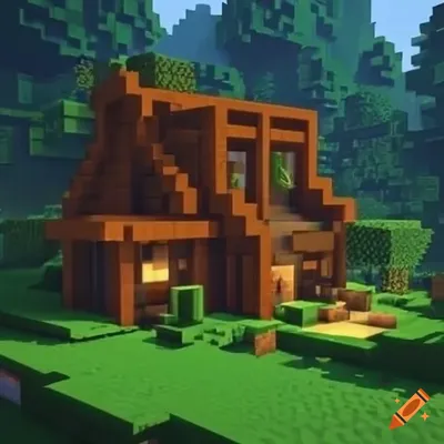 Адский дом в японском стеле (Минка) Minecraft Map