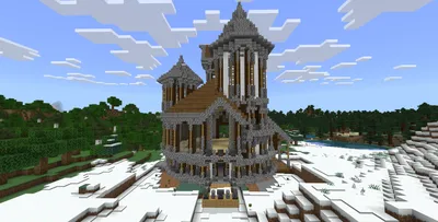 5 невероятных домов, построенных в Minecraft: Скачайте их здесь! Их детали  и дизайн просто поразят вас. | Kaizen87 — Майнкрафт | Minecraft | Дзен