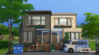 The Sims 4. Дом на две семьи. | Mulena Sims 4 | Дзен