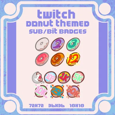 Twitch Emote: Donut Heart - Payhip