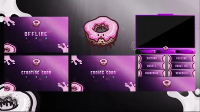 Pink Donuts Twitch Badges Bundle Donut Sub Badges Pack Bit Badges Kawaii  Sub and Bit Badges for Twitch Emote Pack - Etsy