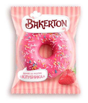 Пончики Bakerton: купить донаты со вкусом шоколада, ванили, клубники,  ягодный микс оптом по выгодной цене на сайте компании-производителя