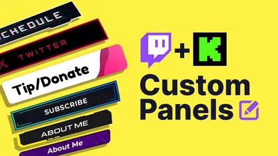 Free Twitch Panels - Maker and Templates | Nerd Or Die