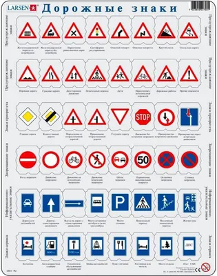 Стенд Знаки дорожного движения, 120х100 см (градиентный фон)