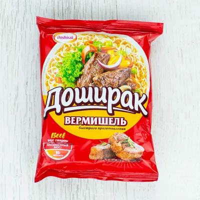 Лапша Доширак быстрого приготовления со вкусом кимчи, 90г - купить с  доставкой в Москве в Перекрёстке