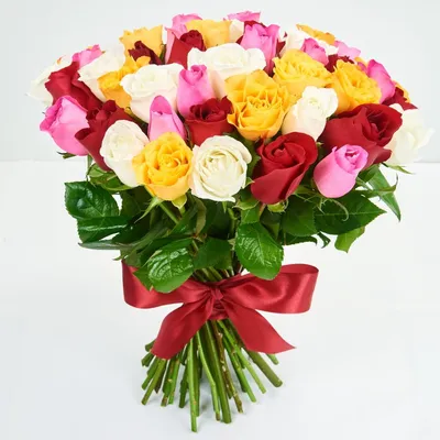 Милый букет цветов в шляпной коробке купить с доставкой по Томску: цена,  фото, отзывы.