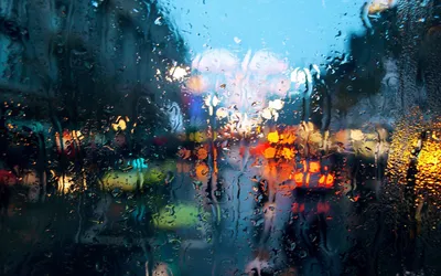Обои Город под дождем, картинки - Обои на рабочий стол Город под дождем  картинки из категории: Города
