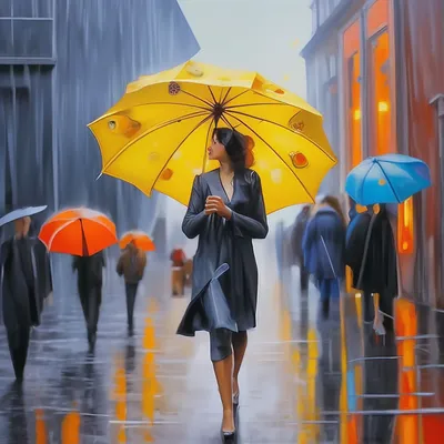 Женщины Itrsquo S будет дождь идет дождь. Рука женщин, занимающих зонт. Она  чувствует, что печальное небо имеет моросить и обметыв Стоковое Изображение  - изображение насчитывающей ненастно, сырость: 185467669