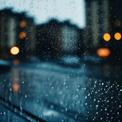 Капли дождя на стекле | Теневые картинки, Летний пейзаж, Живописные пейзажи