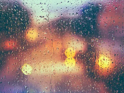 Дождь на стекле - Фотография - PerfectStock