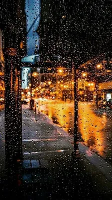 Вечерний дождь | Фотографии, Дождь, Телефон
