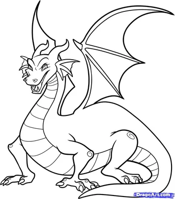 Рисунки драконов для срисовки (33 фото) 🔥 Прикольные картинки и юмор