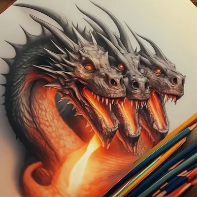 Драконы - Dragon scratch/набросок дракона карандашом | Facebook