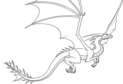 Рисунки дракона для срисовки - 61 фото