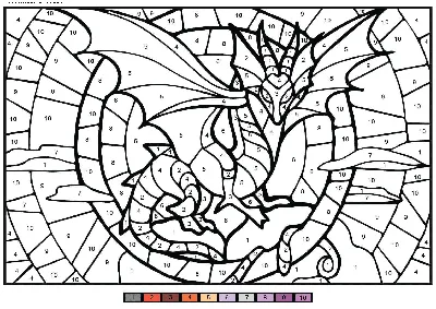 Раскраски Драконы - распечатать бесплатно формат А4