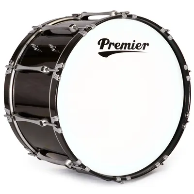 Yamaha 8300 Field-Corps Series 18 inch Marching Bass Drum - Black Forest |  Sweetwater