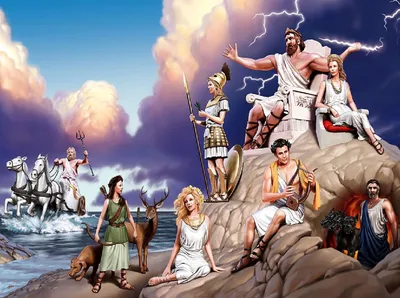 Нейросеть представила, как выглядели бы древнегреческие боги в  технологическую эпоху