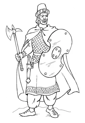 Древнерусский воин 12 века» — создано в Шедевруме