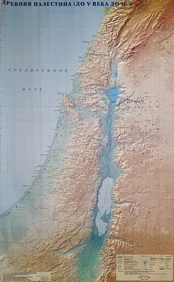 Библ.карта Древняя Палестина