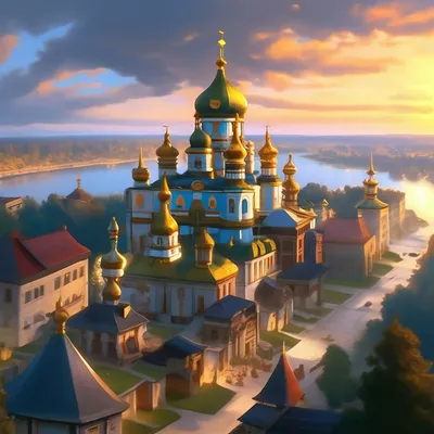 Древний Киев» — создано в Шедевруме
