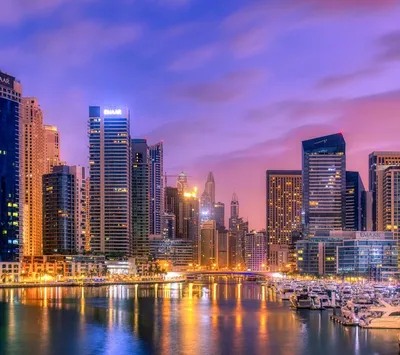 Скачать обои здания, дома, яхты, залив, Дубай, ночной город, катера, Dubai,  небоскрёбы, гавань, ОАЭ, UAE, Дубай М… | Пейзажи, Картины пейзажа,  Живописные фотографии