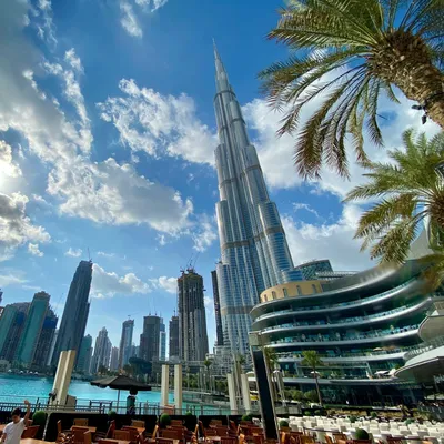 Обои на рабочий стол Ночной Dubai, United Arab Emirates / Дубай,  Объединенные Арабские Эмираты, обои для рабочего стола, скачать обои, обои  бесплатно