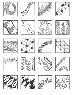 Doodling | Zentangle Как рисовать ДУДЛИНГ узоры (ТИГР) Уроки рисования |  Art School - YouTube