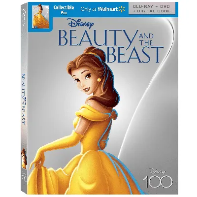 Beauty and The Beast - Disney100 Edition Walmart Exclusive (Blu-ray + DVD +  Digital Code) - Walmart.com