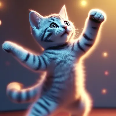 Танцующий кот анимация» — создано в Шедевруме