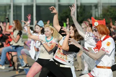Танцевальный флешмоб «Мы разные, но мы едины» прошел в БГУФК - Белорусский  государственный университет физической культуры