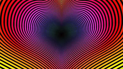 Оптическая иллюзия: движущиеся частицы