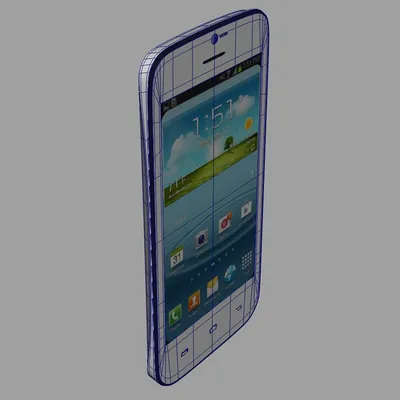 Китай android двойной сим телефон A309 3D Модель $19 - .obj .unknown .ma  .fbx - Free3D